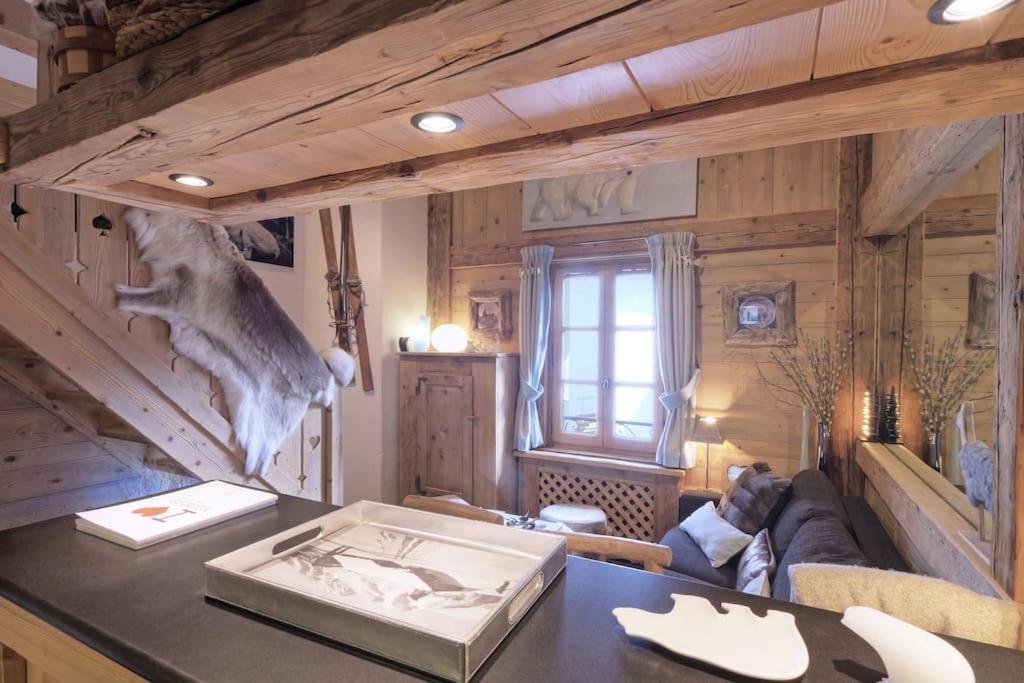 Duplex Chaleureux Au Coeur De Megeve 2 P Leilighet Eksteriør bilde