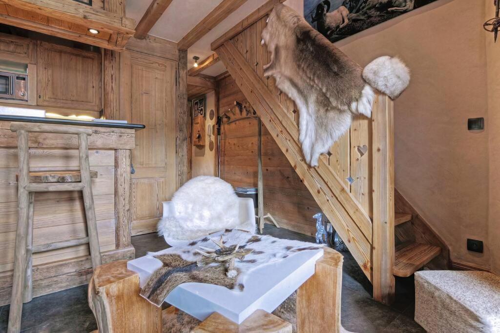Duplex Chaleureux Au Coeur De Megeve 2 P Leilighet Eksteriør bilde