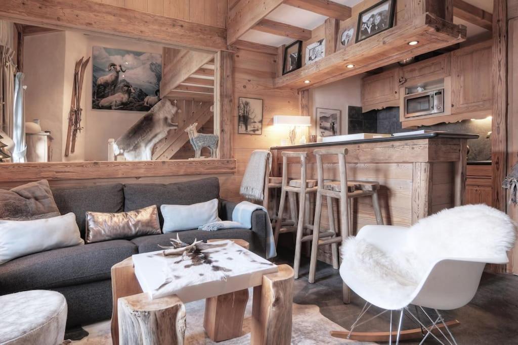 Duplex Chaleureux Au Coeur De Megeve 2 P Leilighet Eksteriør bilde